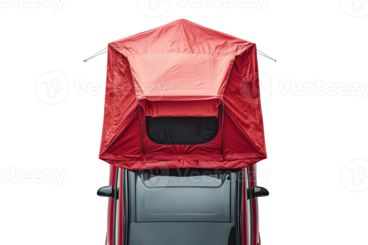Compact camping tent on top of a vehicle for enhanced outdoor adventures during the summer png