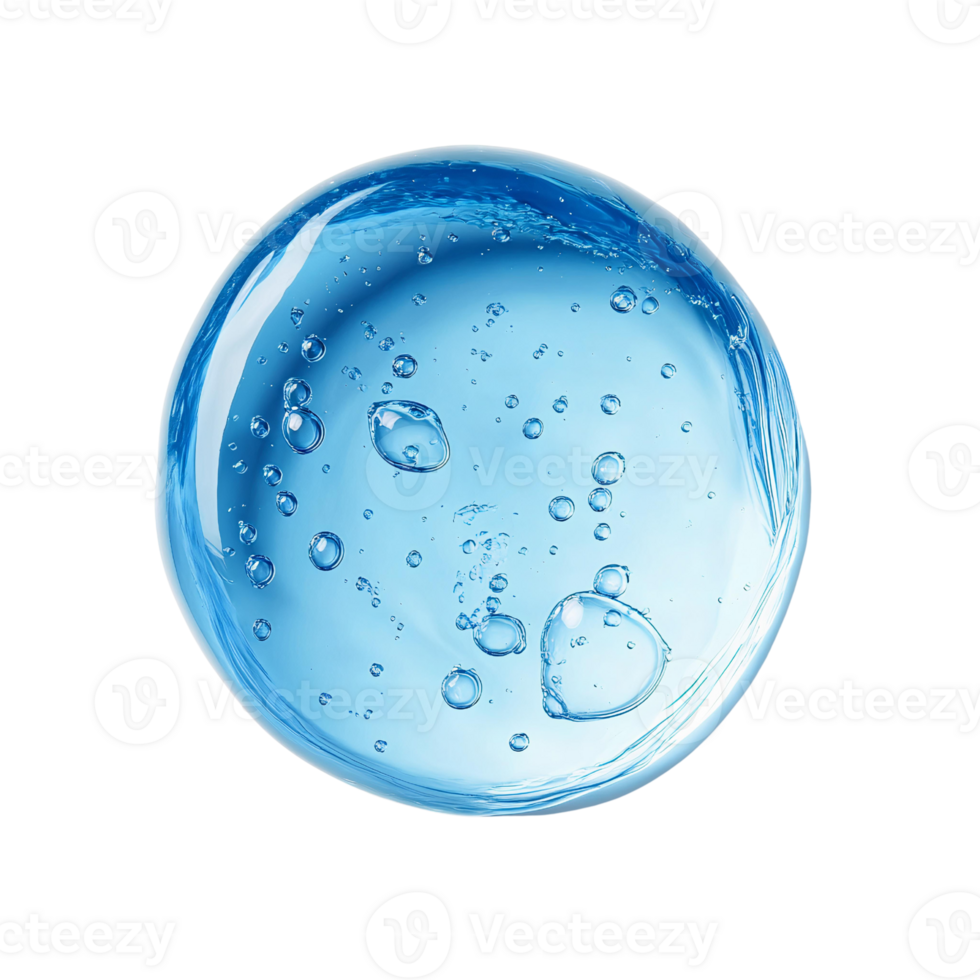 A blue liquid is shown in a glass png