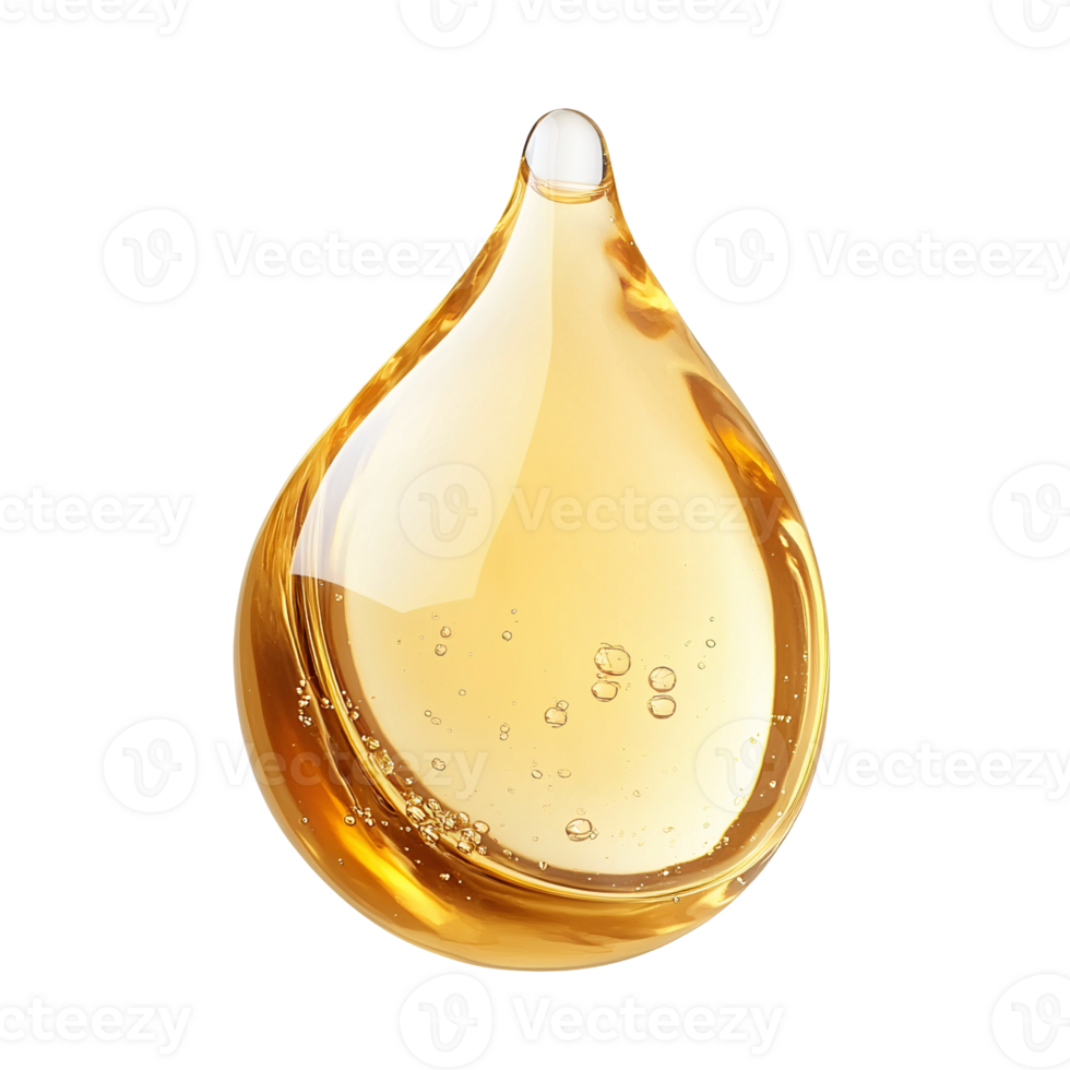A drop of oil on a black background png