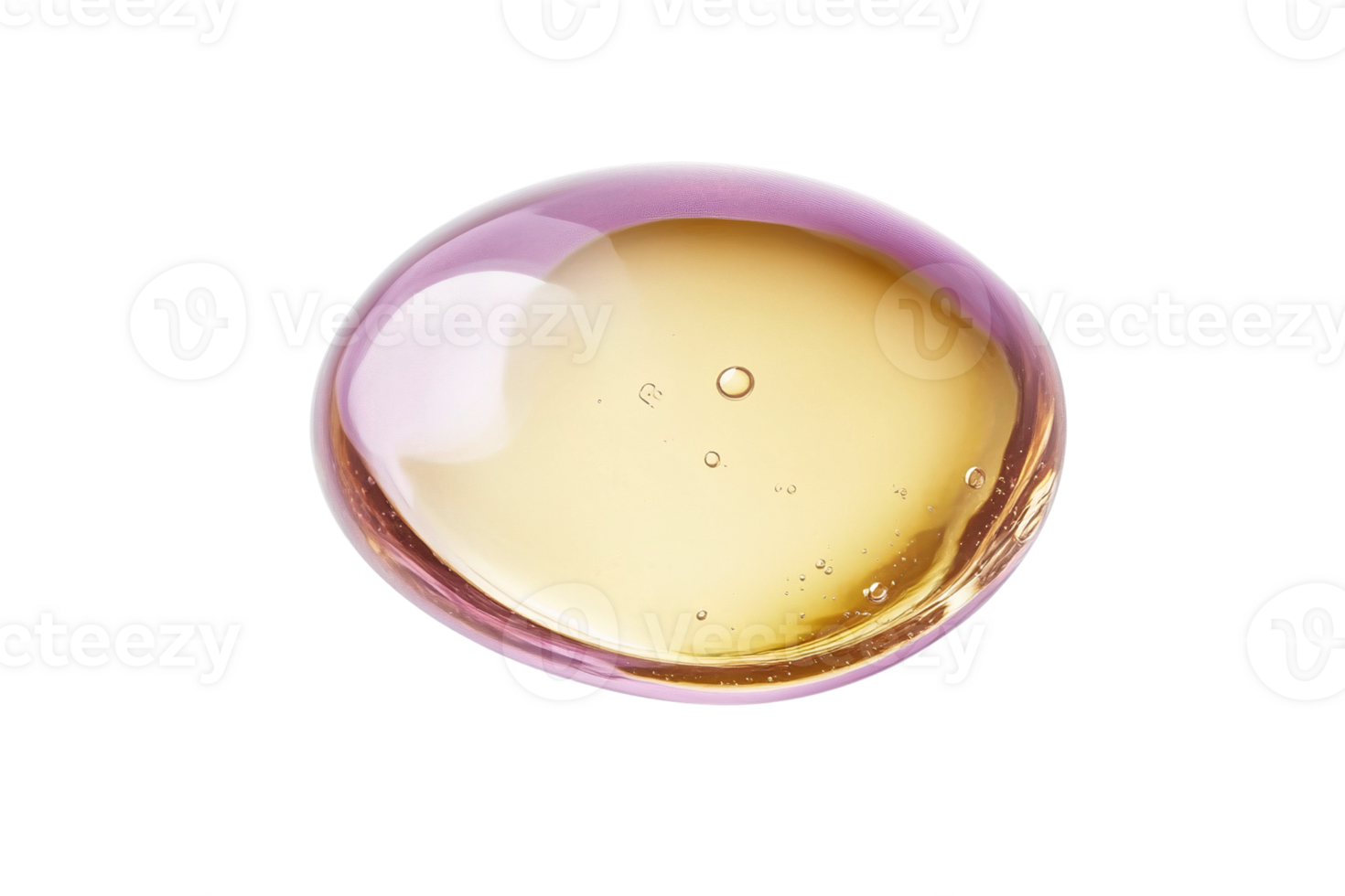 A soap bubble with water on a black background png