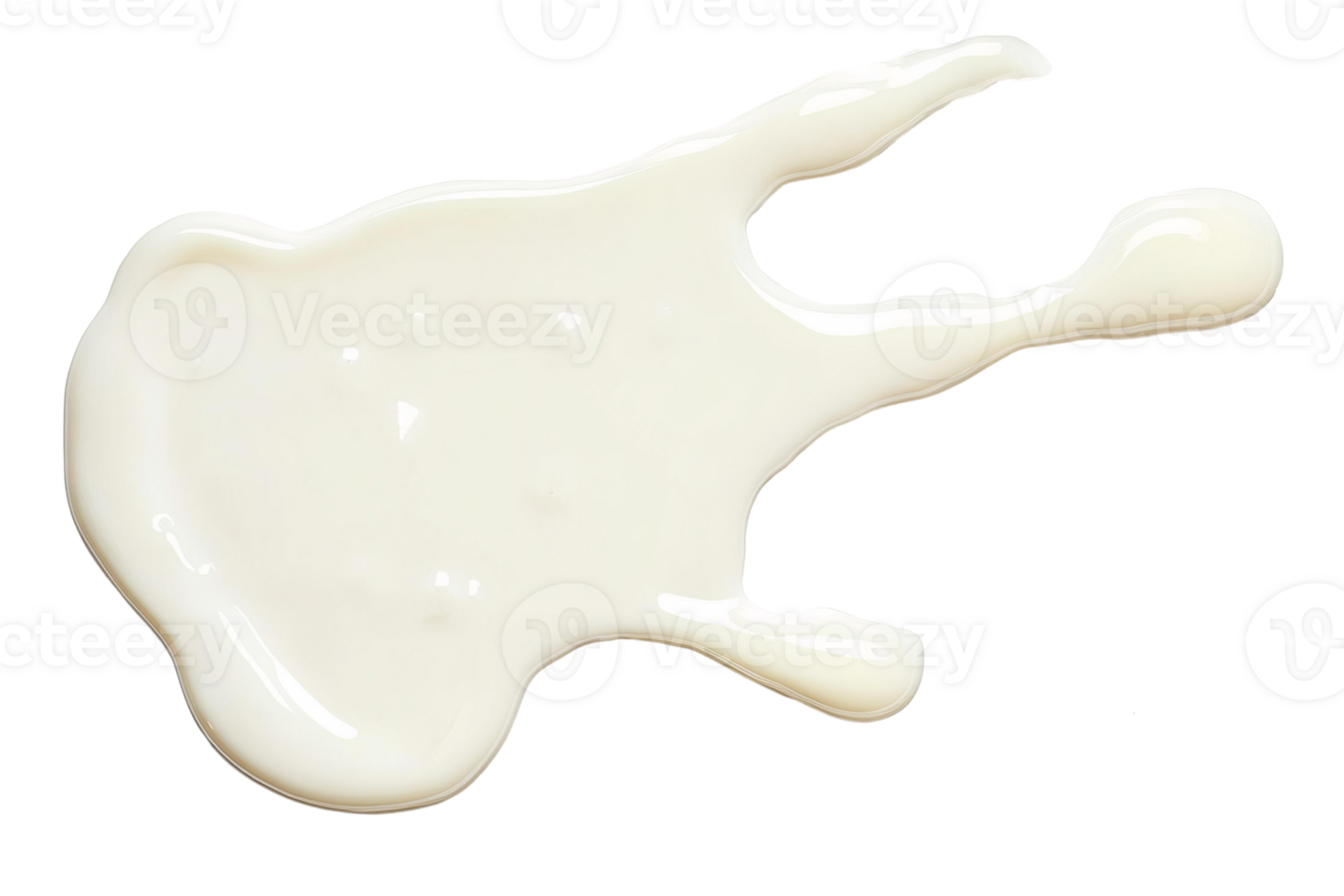 A white liquid splashed on a black surface png