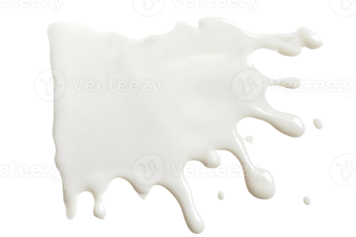 A splash of milk on a black background png