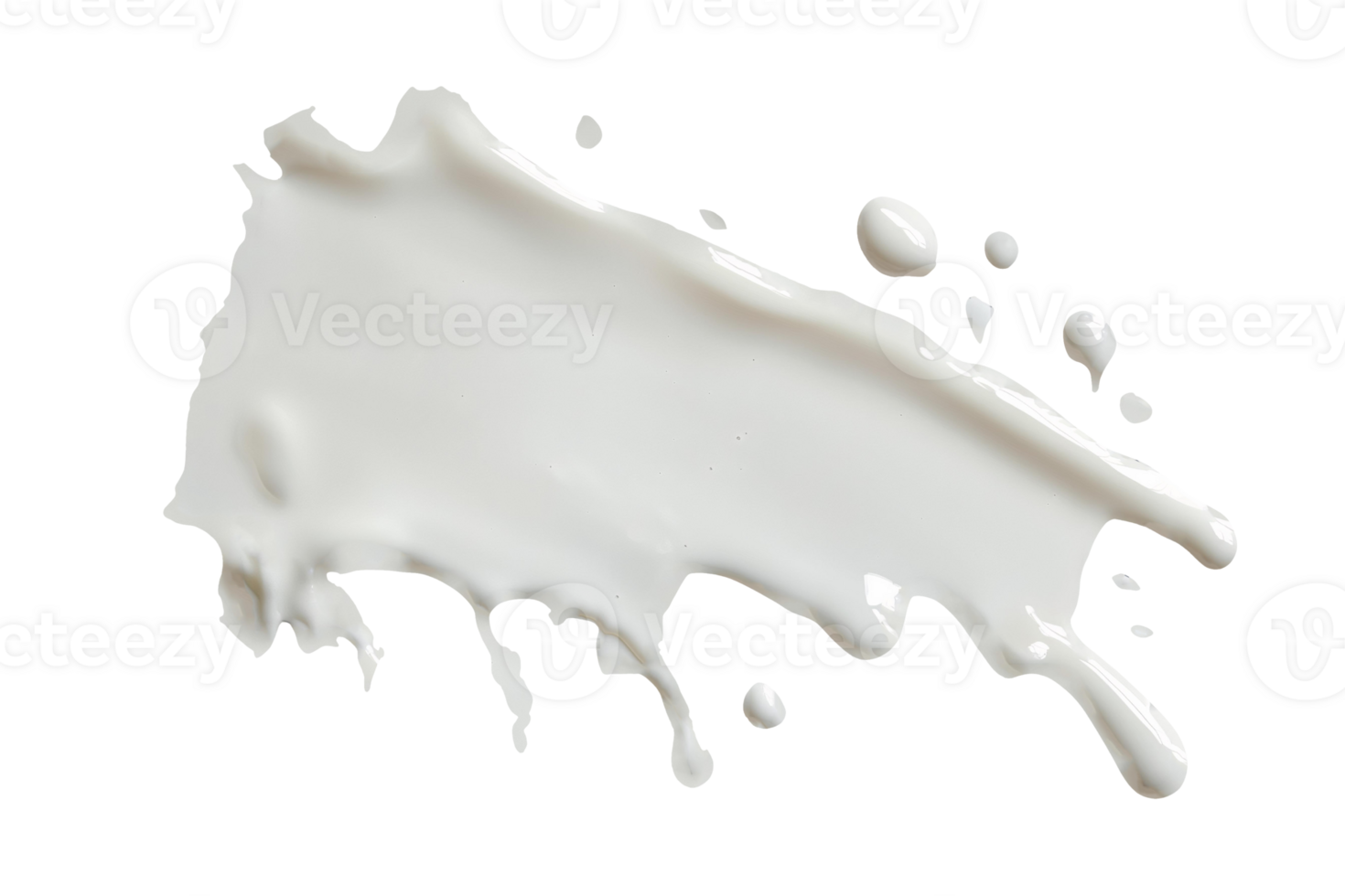 A splash of milk on a black background png