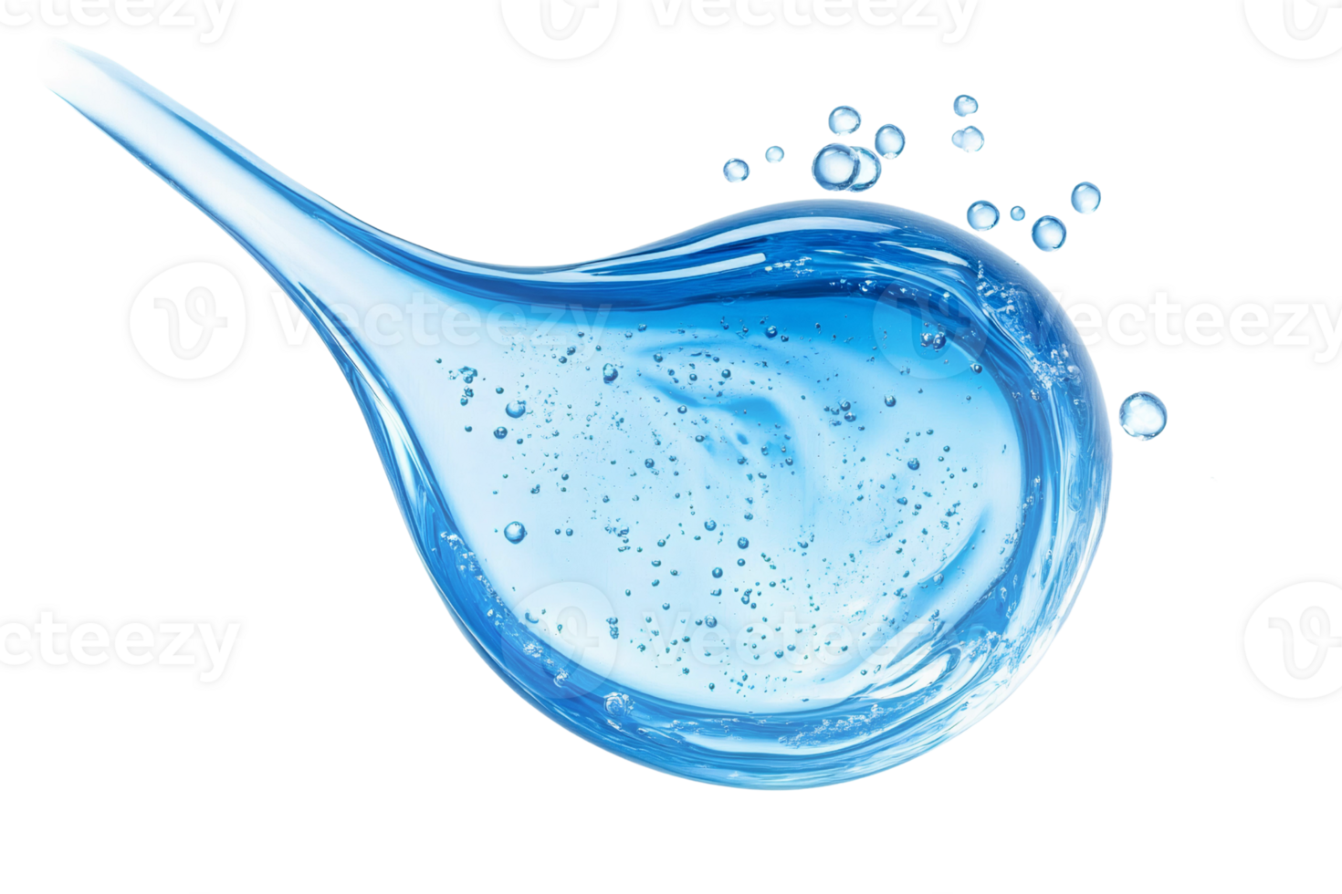 A blue liquid is being sprayed out of a spray bottle png