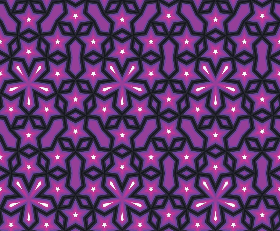 Abstract Star Repeat Pattern Background Wallpaper vector
