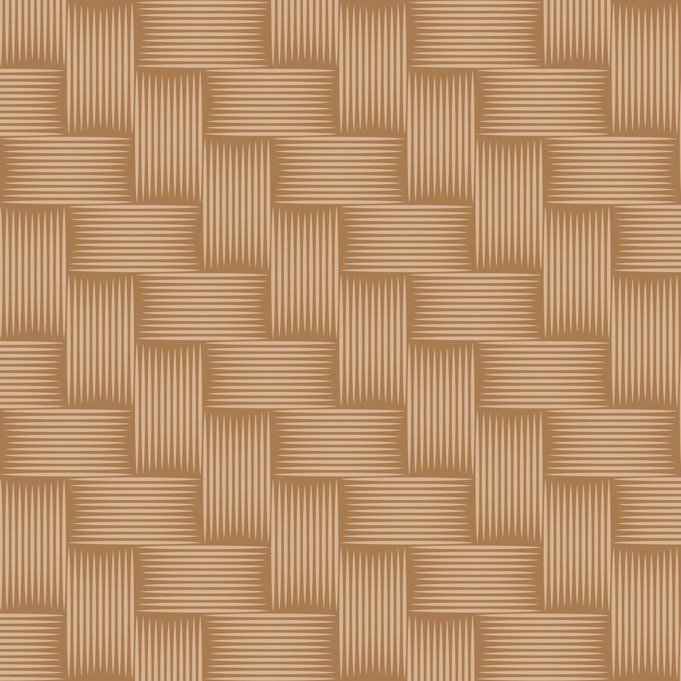 Twill Bamboo Wood Weaving Pattern Background vector