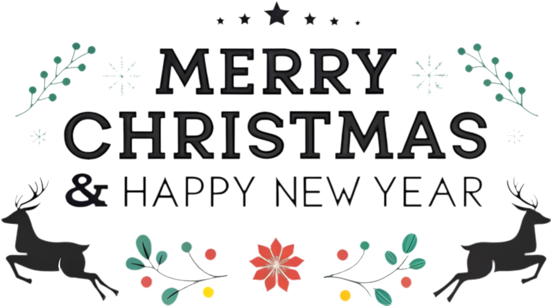 Celebrate Christmas and New Year with Santa and cheer. . png