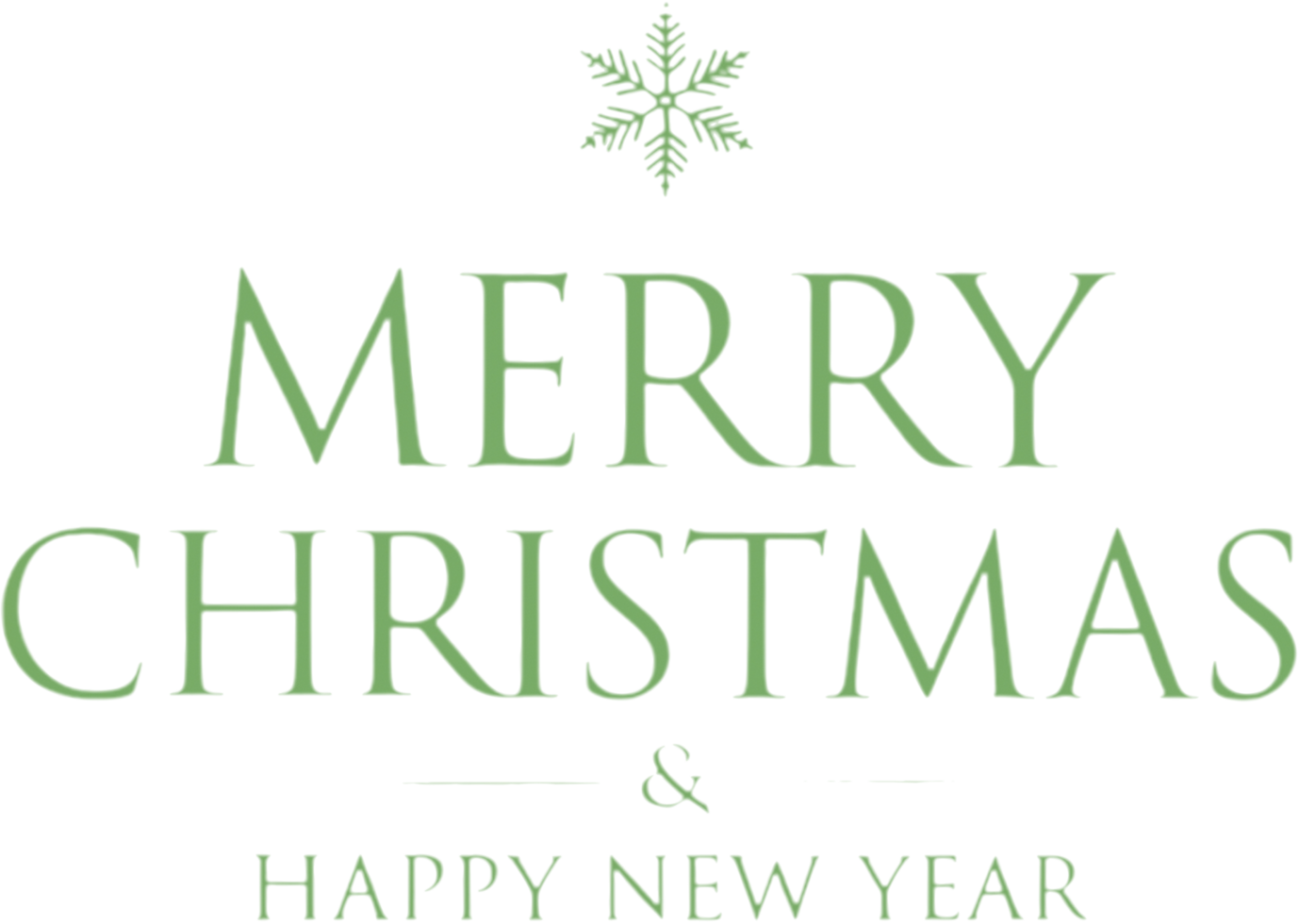 Merry Christmas and Happy New Year celebration design clipart. . png