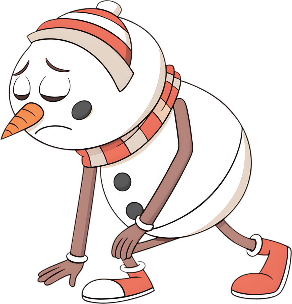 Cute snowman clipart brings festive joy and warmth to designs. . png