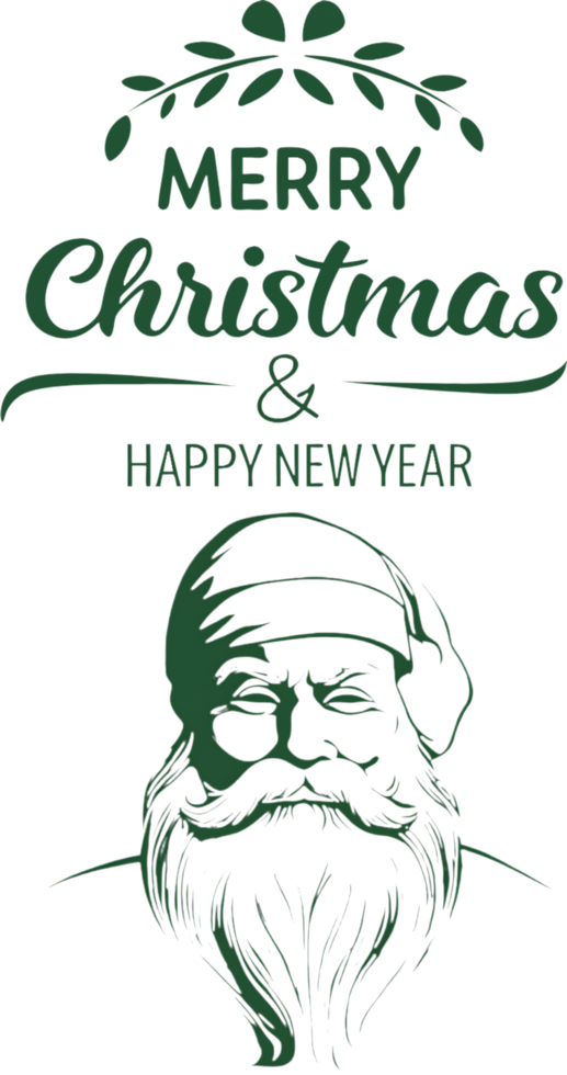 Santa and Christmas decorations fill the season with joy. . png
