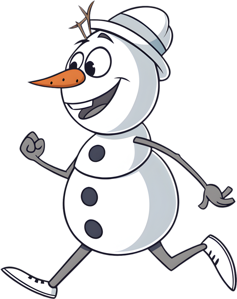 Snowman clipart enhances designs with holiday warmth and charm. . png