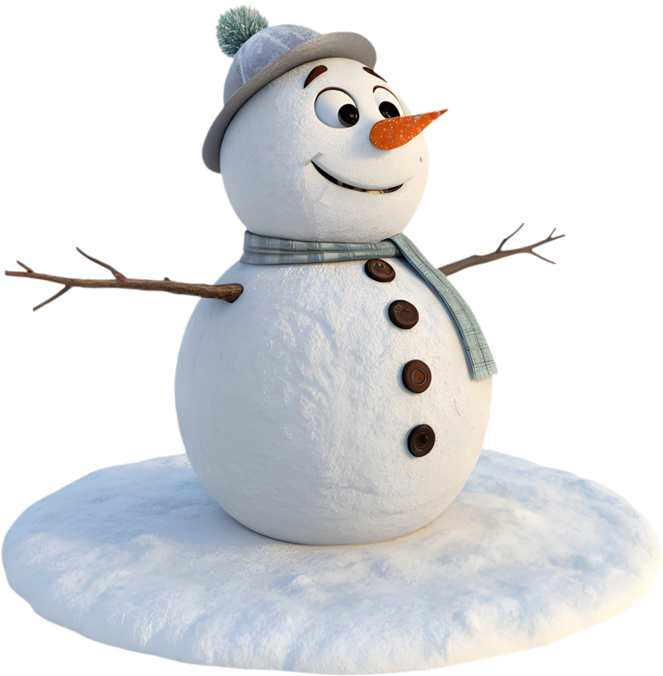Snowman clipart adds festive warmth and magic to your designs. . png