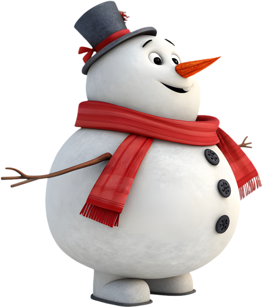 Cute snowman clipart adds charm and warmth to designs. . png