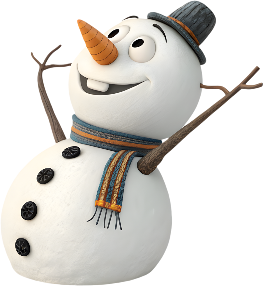 Snowman clipart adds cheerful warmth and charm to designs. . png