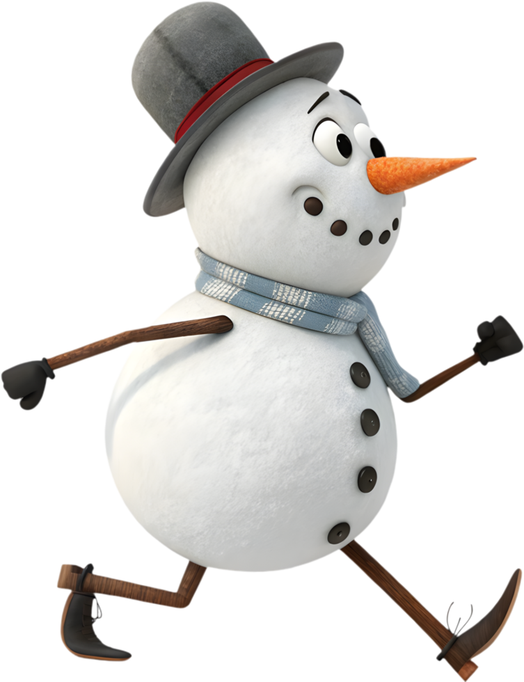 Snowman clipart adds cheerful charm and warmth to winter designs. . png