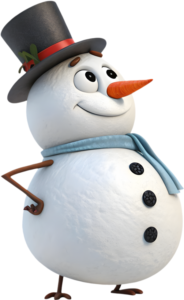 Add fun warmth to your winter designs with snowman clipart. . png