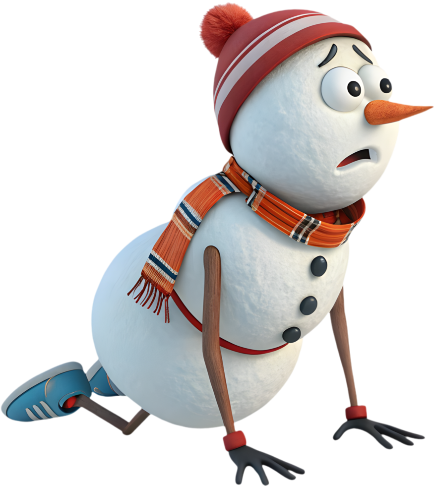 Cute snowman clipart adds fun warmth to winter designs. . png