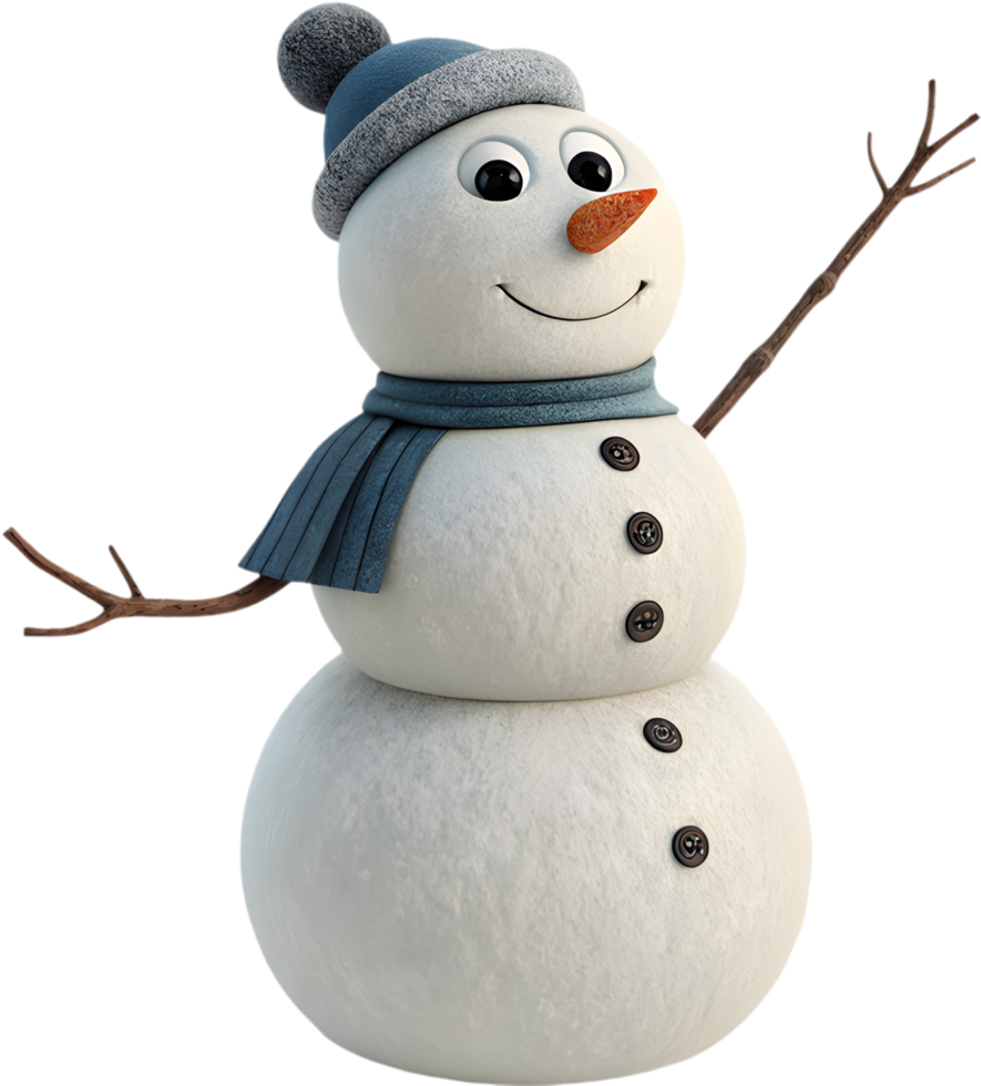 Cute snowman clipart spreads holiday charm and warmth in designs. . png