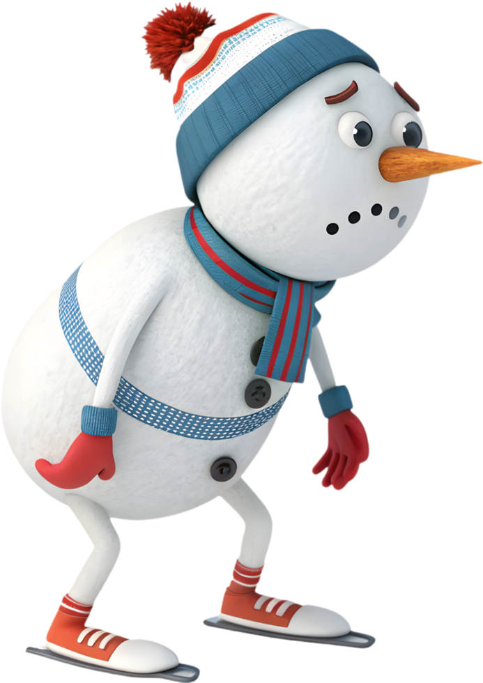 Snowman clipart enhances winter designs with festive warmth and charm. . png