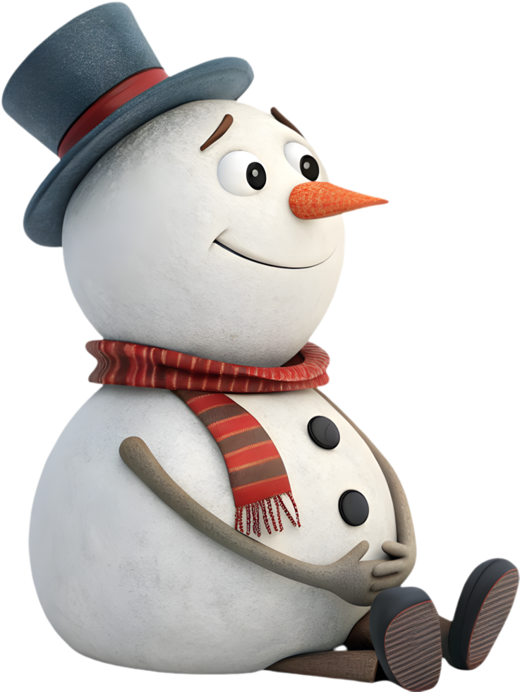 Snowman clipart brings festive charm and warmth to designs. . png