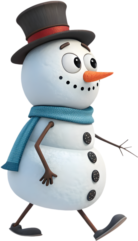 Snowman clipart adds festive cheer and charm to designs. . png