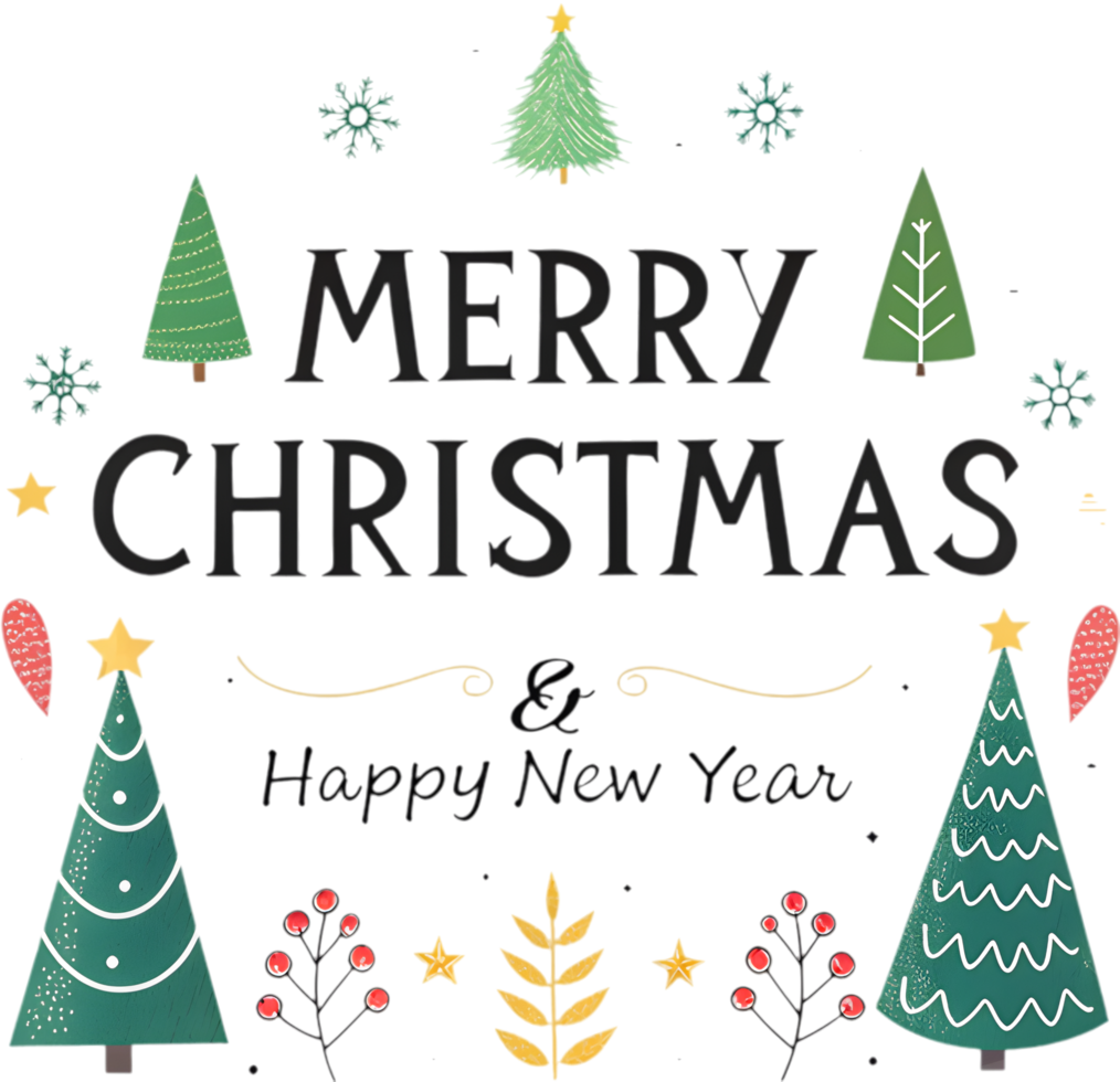 Christmas tree and decorations add cheer to celebrations. . png