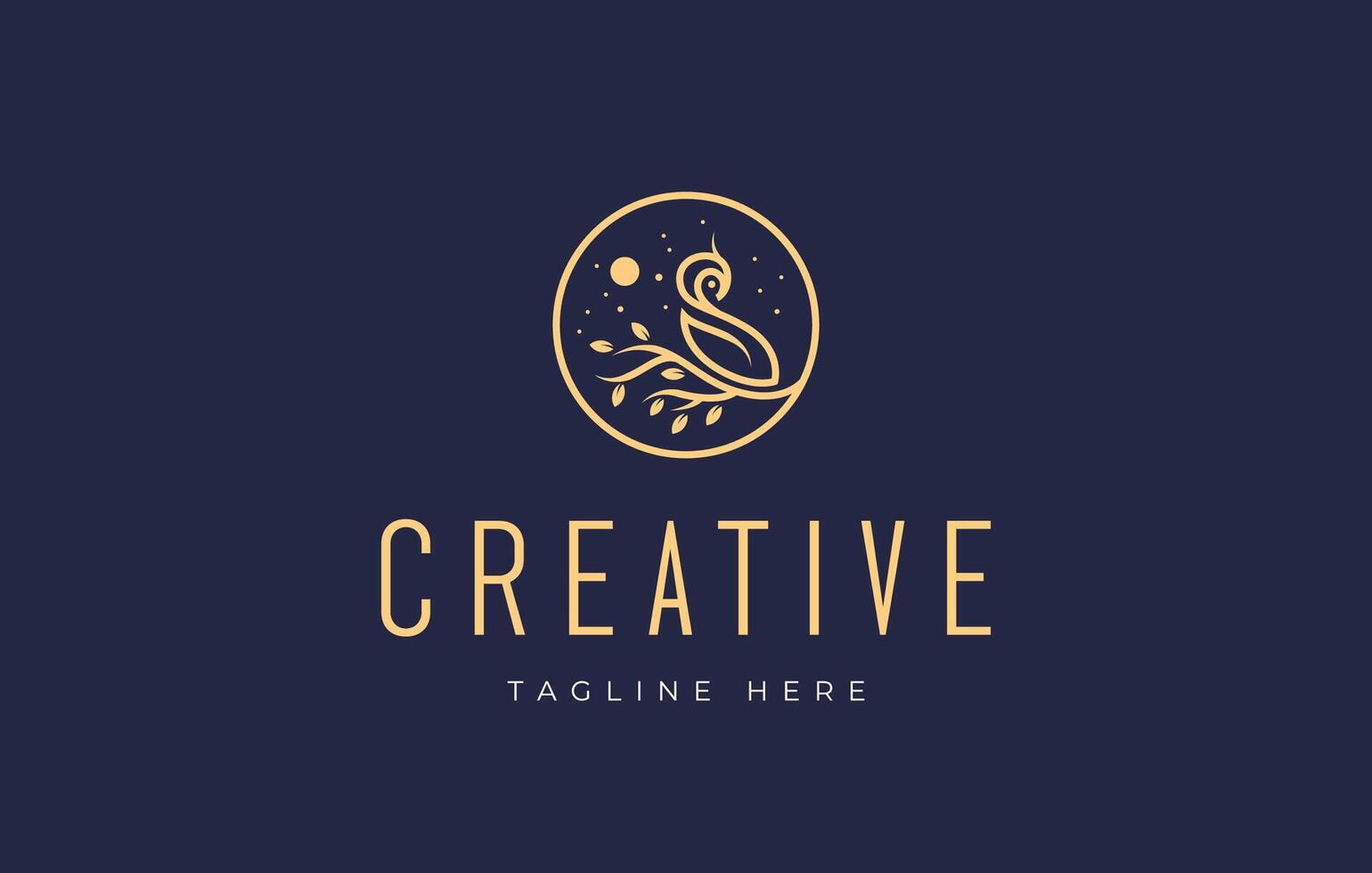 Owl Bird Logo Design Template vector
