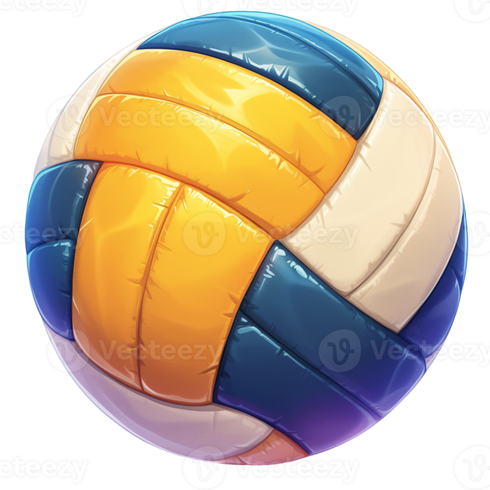 Colorful Volleyball Sports Equipment Game Ball Competition Team Sport Recreation png