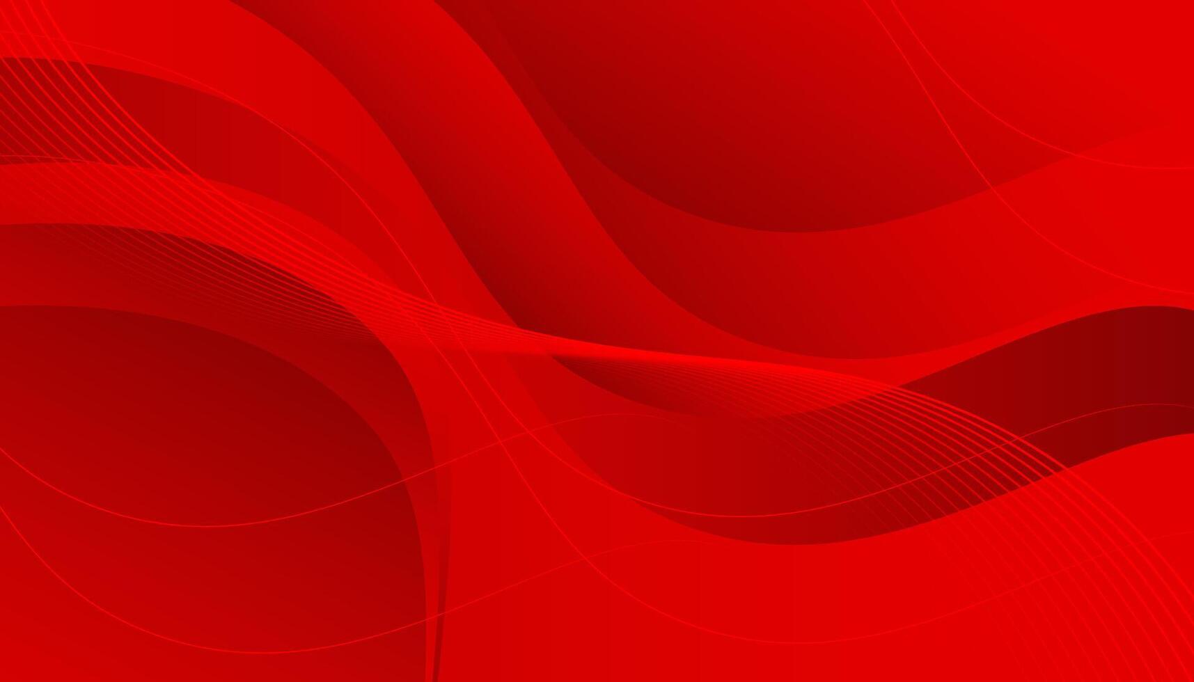 abstract red wavy background vector