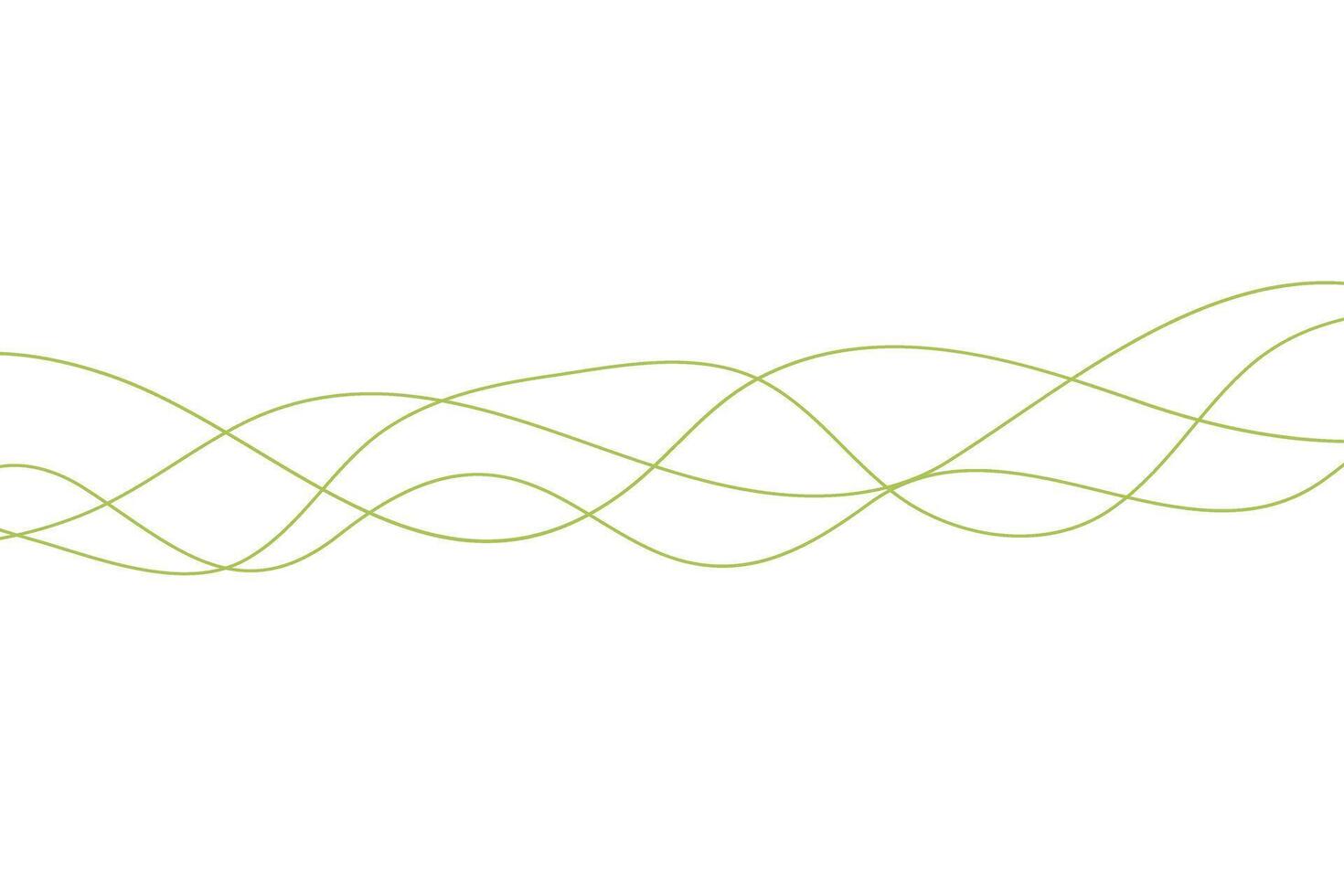simple abstract avocado green color wavy pattern vector