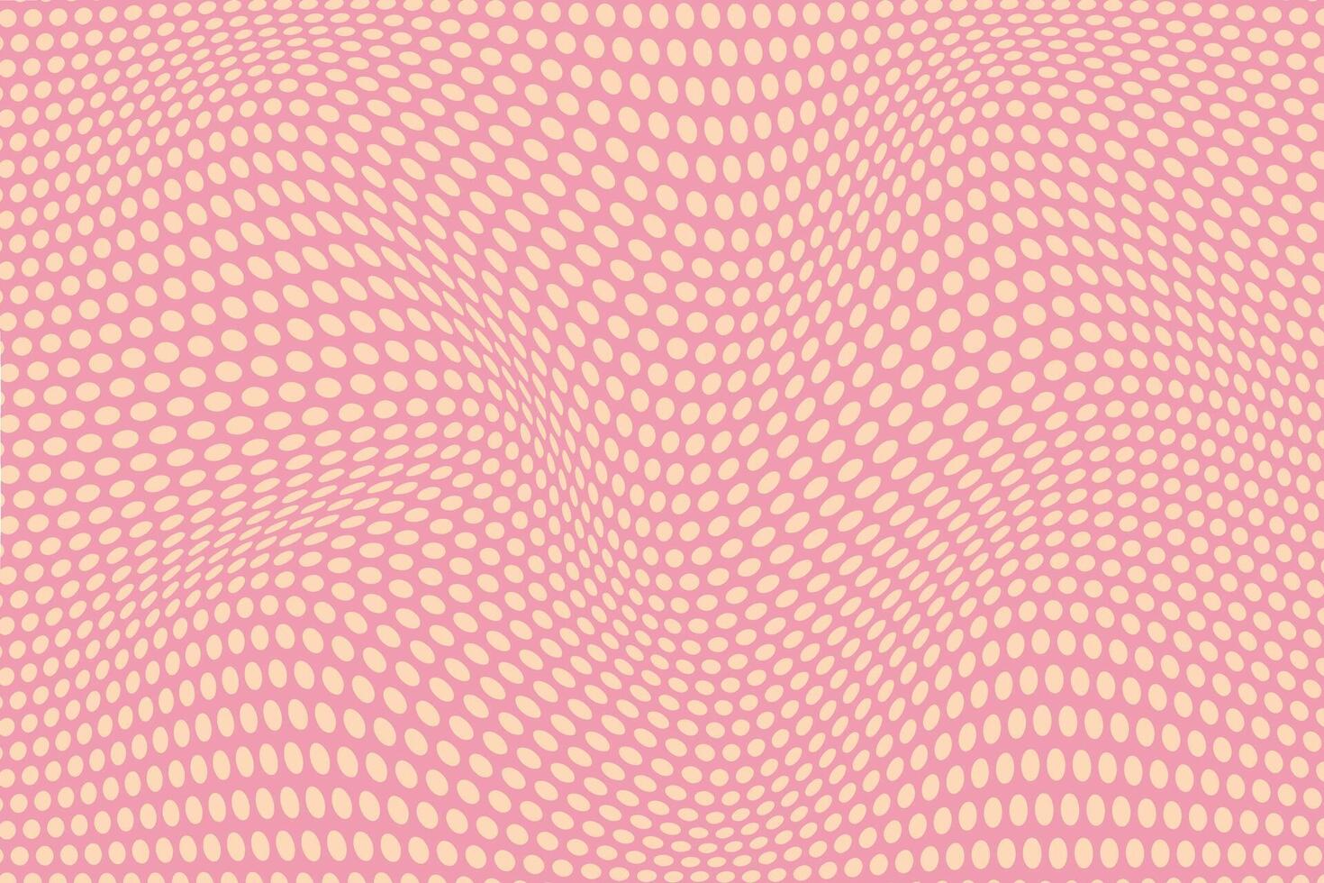 simple abstract lite cream color creative small polka dot wavy pattern on lite pink color background pink background with a pattern of dots vector