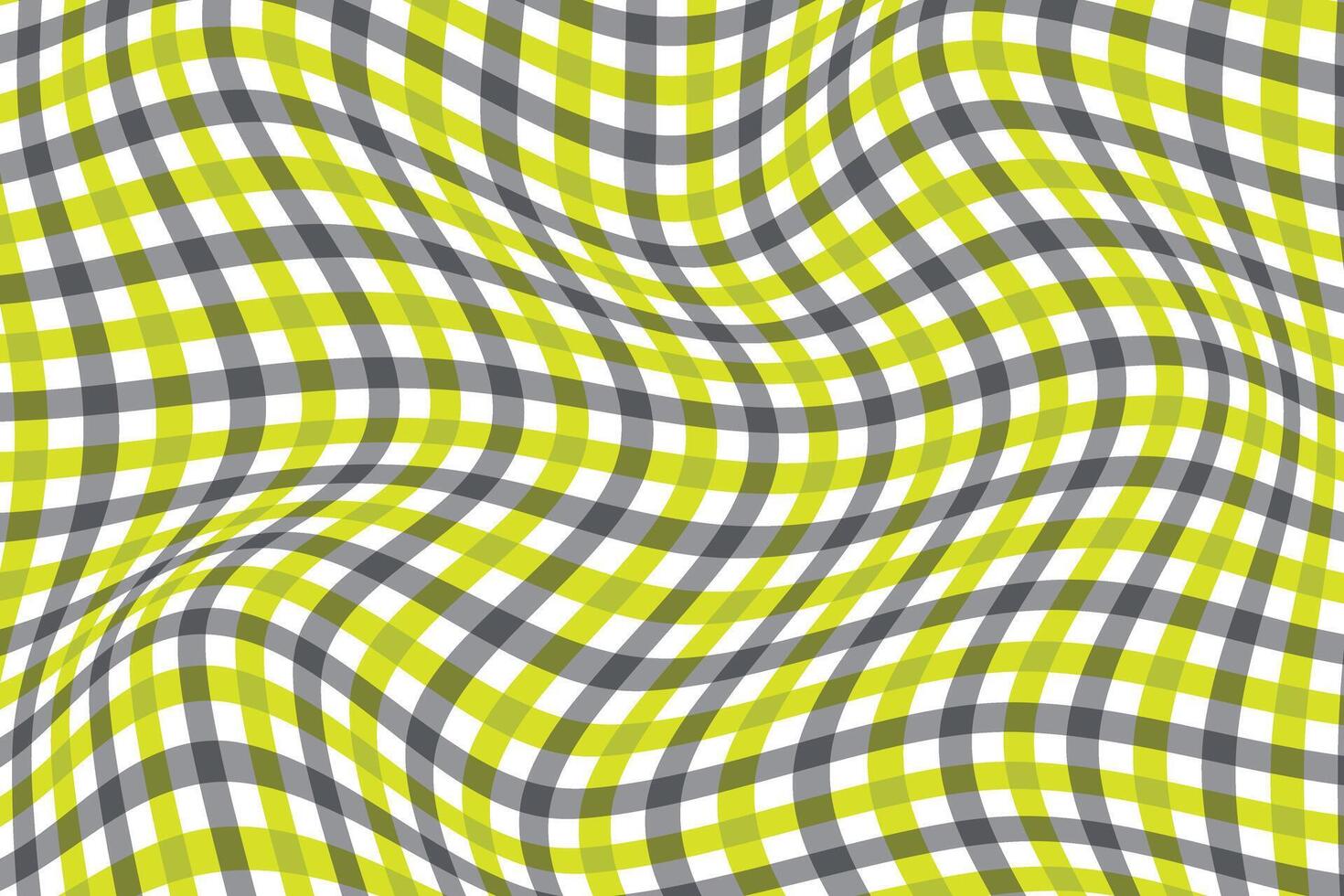 simple abstract yellow grey color check plaid wavy distort line pattern a seamless pattern of green and white stripes with a pattern of squares vector