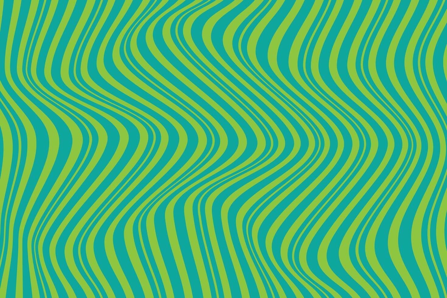 simple abstract fest green color wavy distort line pattern a blue and green striped background with a pattern of lines vector