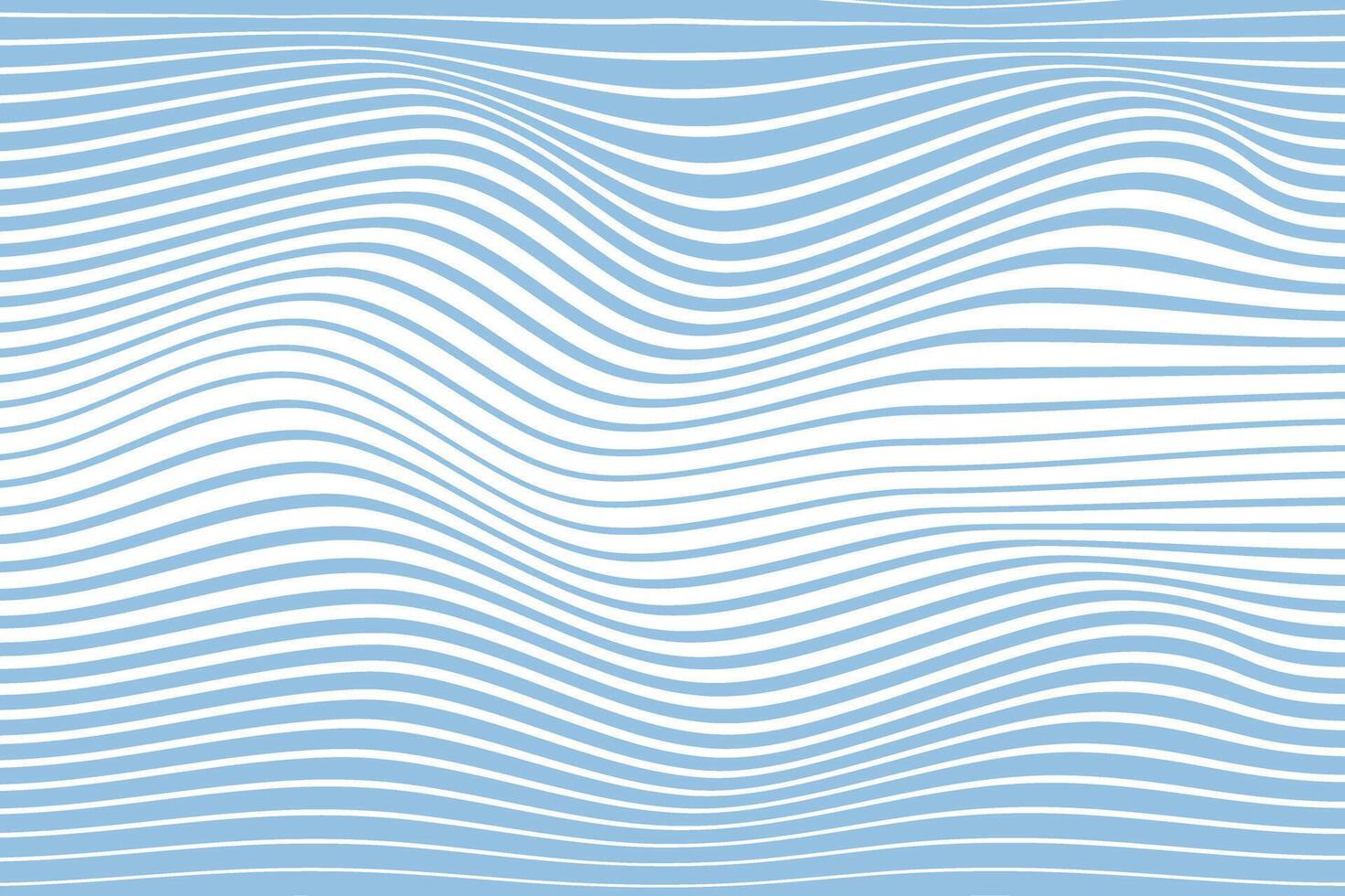 simple abstract light sky color wavy distort line pattern blue lines on a blue background vector
