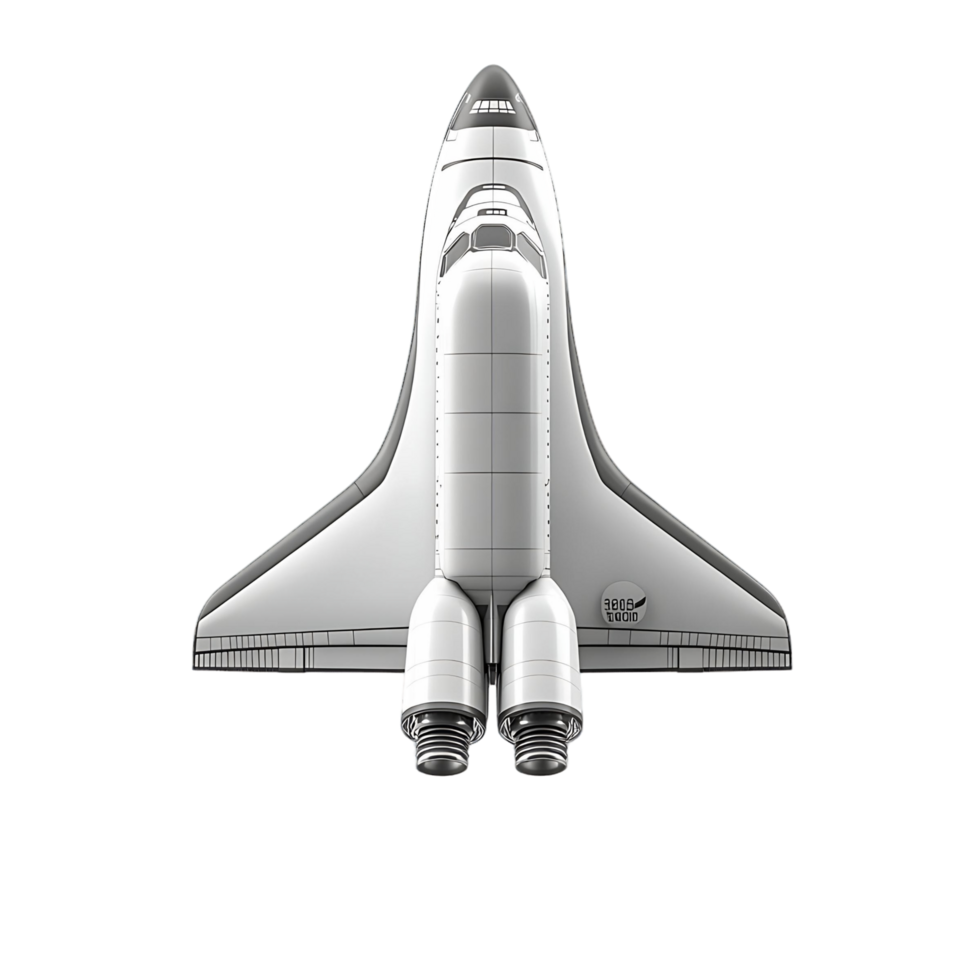 A 3D Render of a Futuristic Spacecraft png