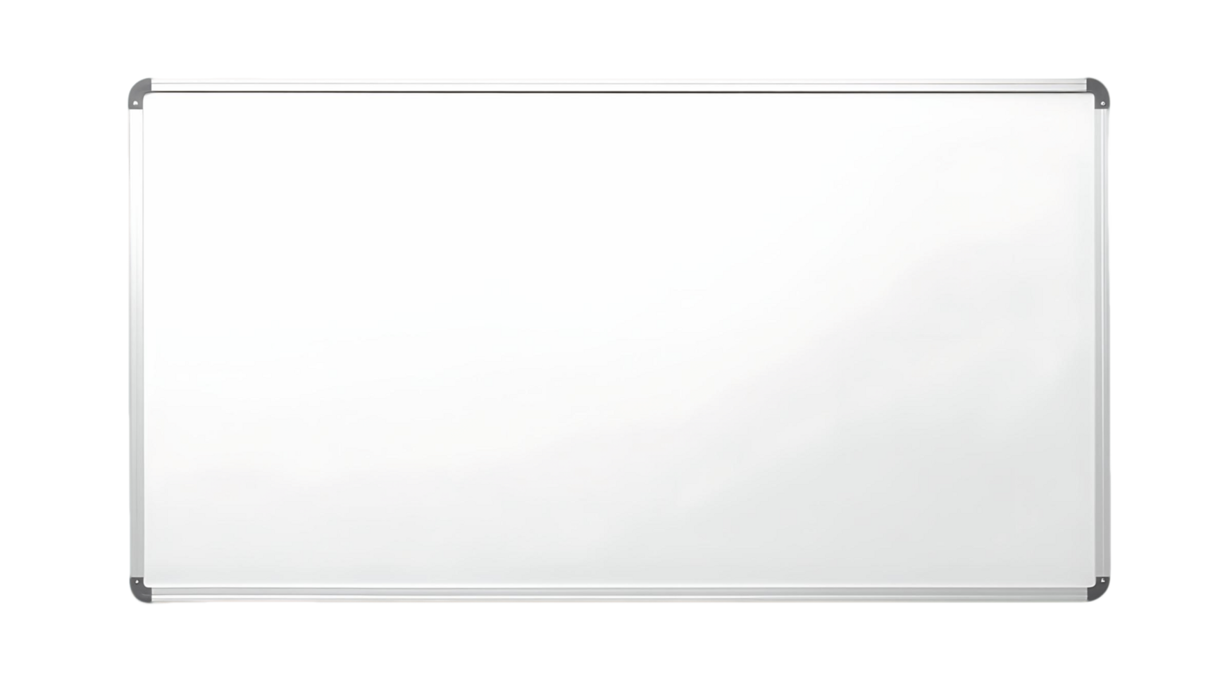 A Clean Whiteboard Ready for Ideas and Notes png