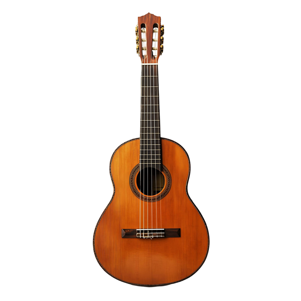 Classical Guitar on transparent Background png