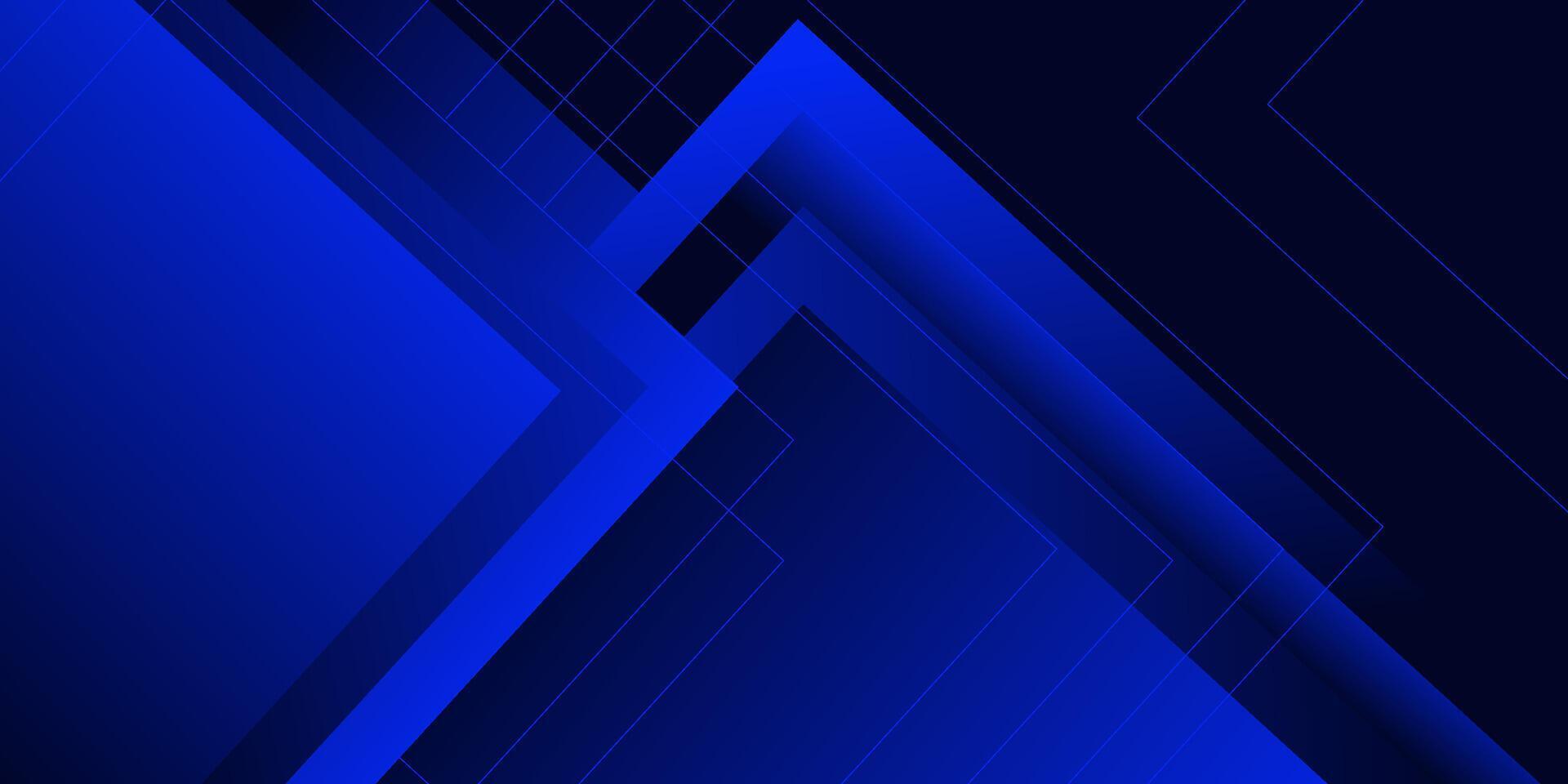 Abstract geometric futuristic blue background with colorful bright square background design. Overlapping triangle pattern. Eps10 vector