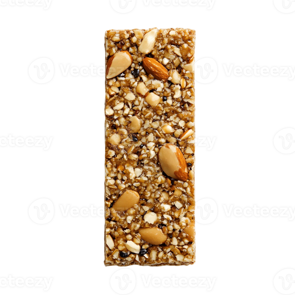 A bar of food with nuts and almonds on it png