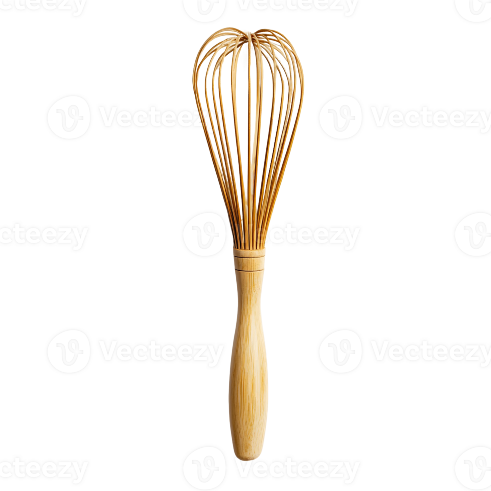 A wooden whisk with a wooden handle png