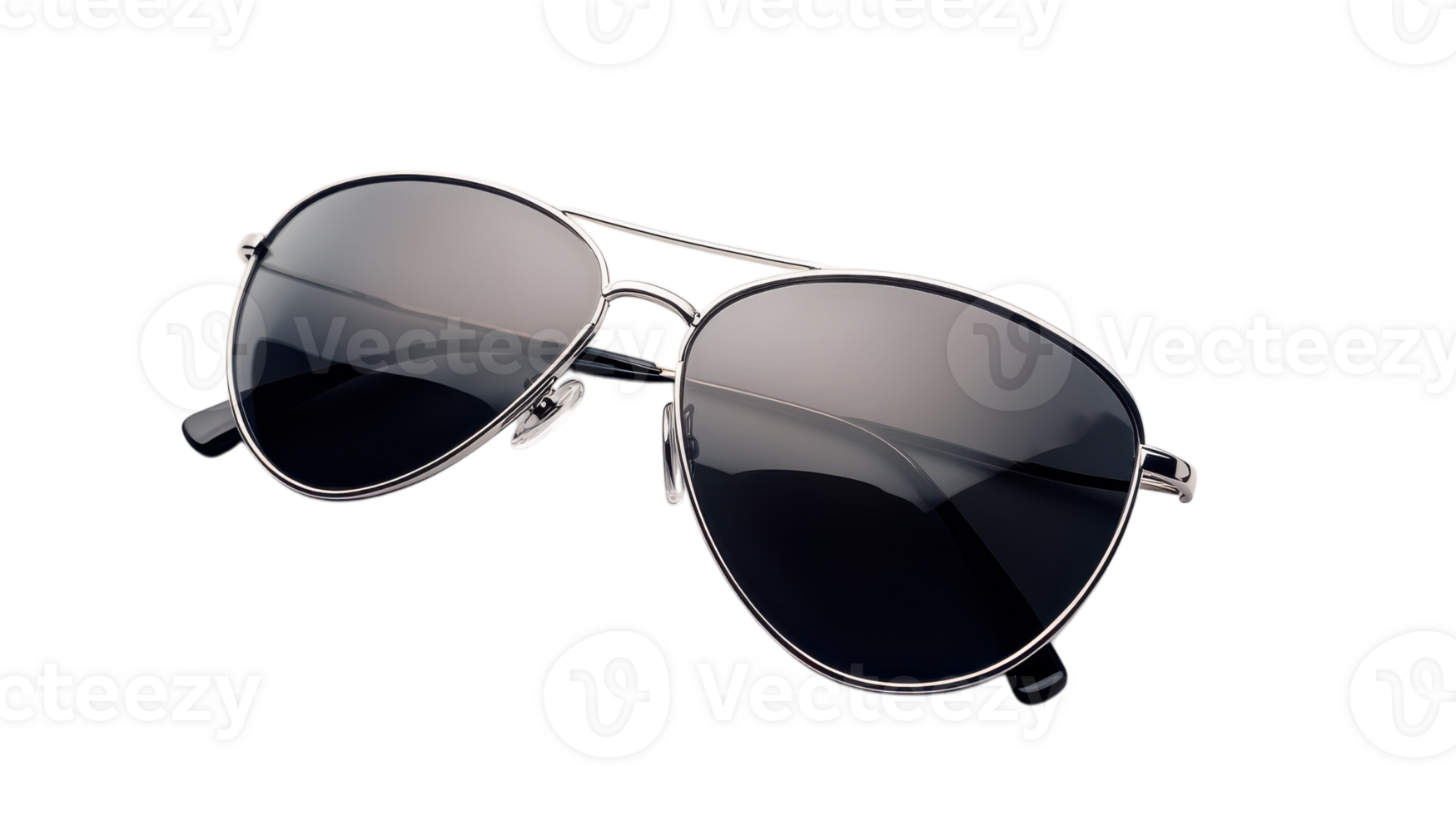 Stylish Sunglasses with Dark Lenses Perfect for Summer Fashion and Outdoor Activities. png