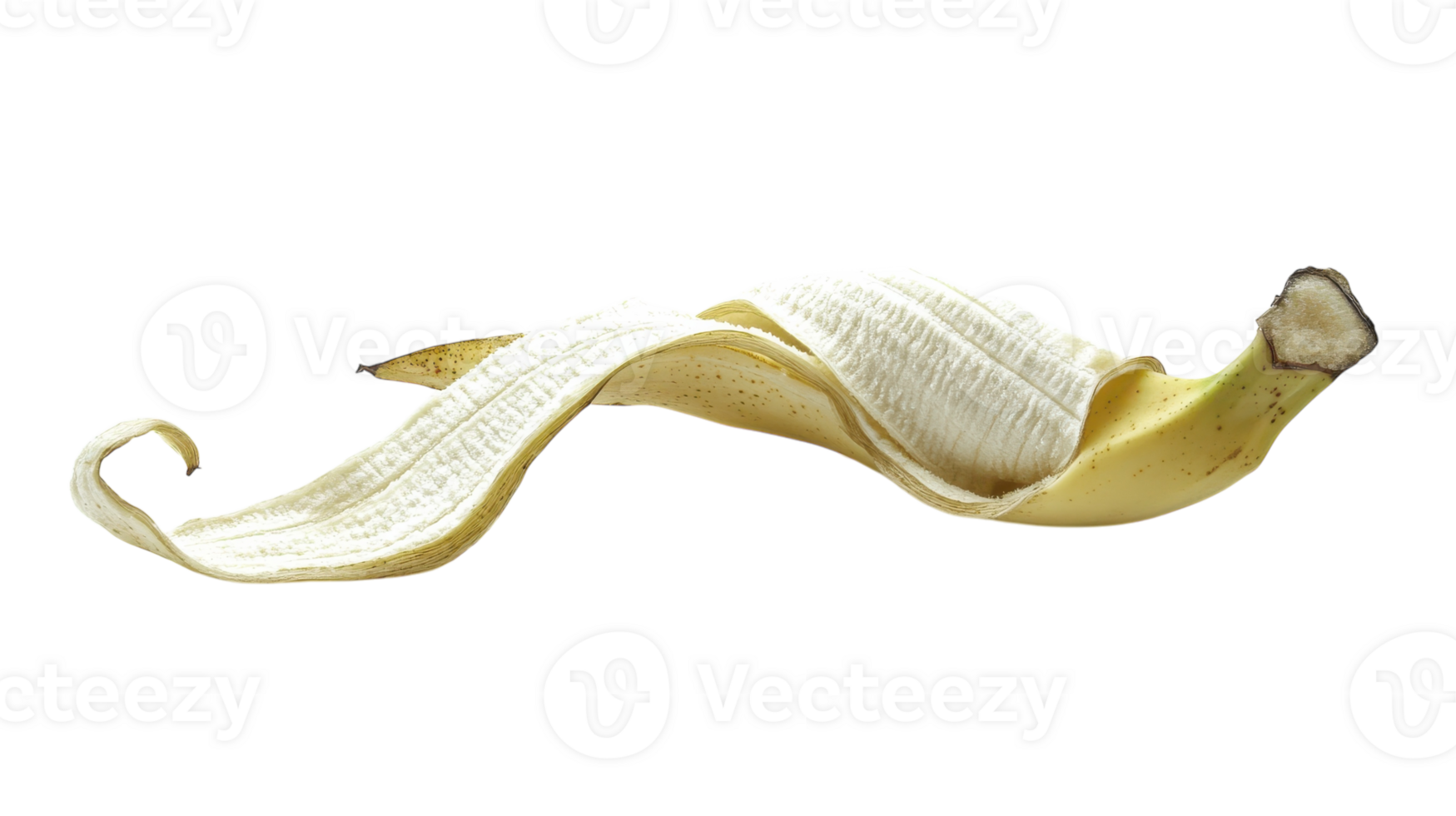 Peeled Banana with a Clean White Peel - Ideal for Healthy Eating, Smoothie Recipes, and Snack Ideas. png