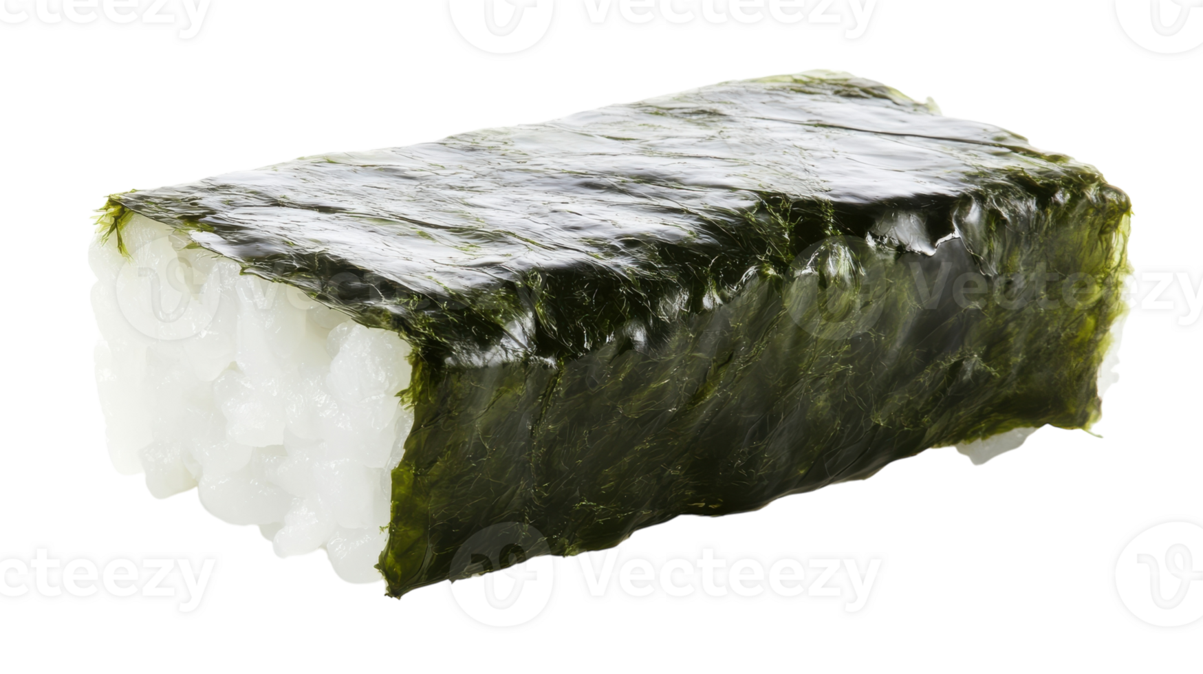 Delicious Sushi Wrapped in Green Seaweed Suitable for Food Blogs, Cooking Articles, and Menu Design. png