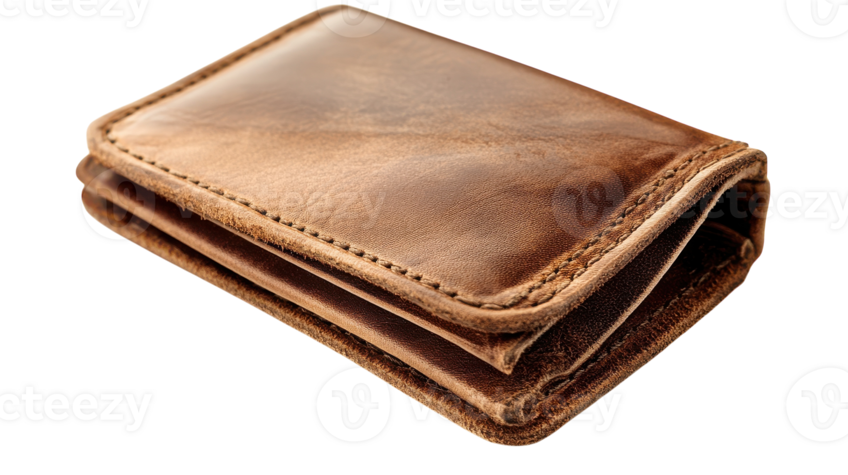 Elegant Brown Leather Wallet Showcasing Premium Quality and Minimalist Design for Everyday Use.. png