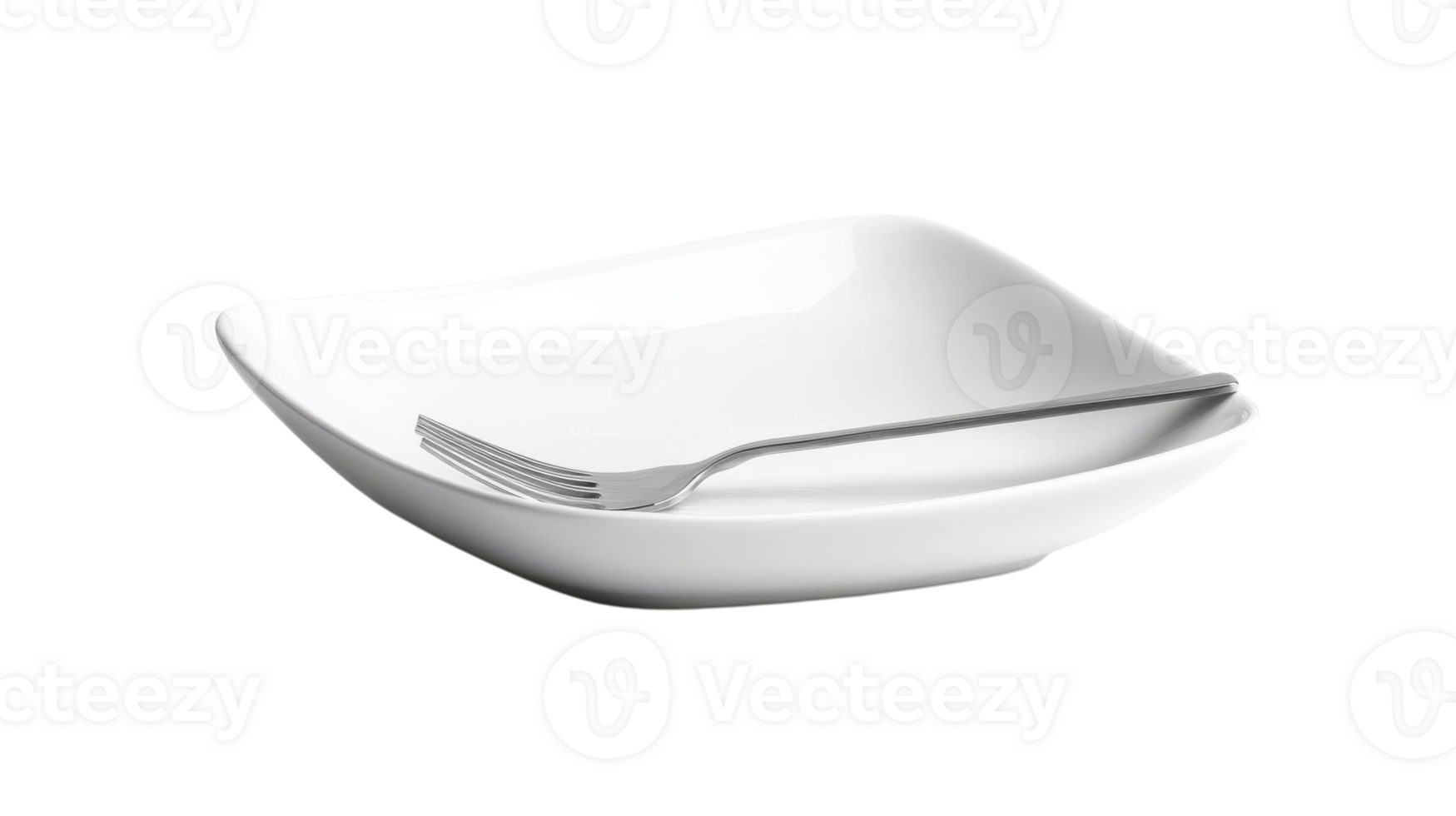 A white bowl with a fork and spoon png