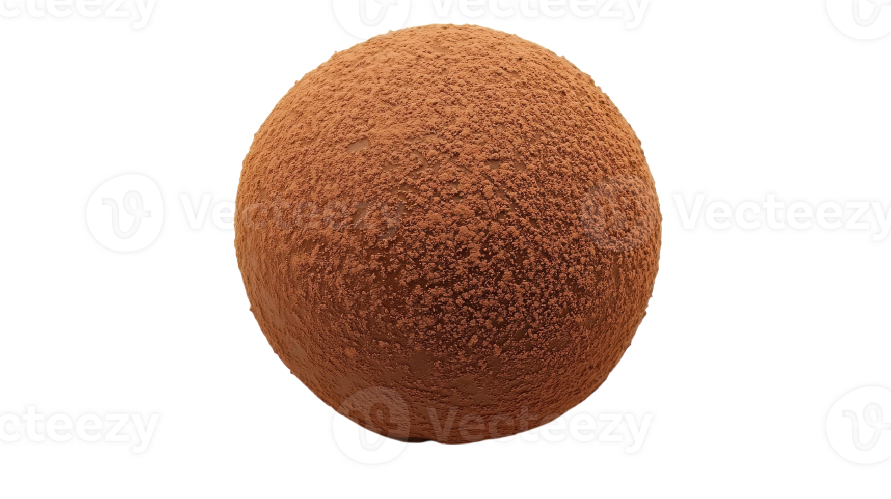 Delicious Chocolate Truffle Dusted with Cocoa Perfect for Gourmet Desserts and Special Occasions. png