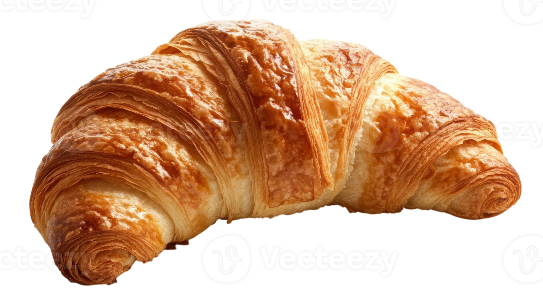 Deliciously Flaky Freshly Baked Croissant Perfect for Breakfast or Pastry Lover's Delight. png