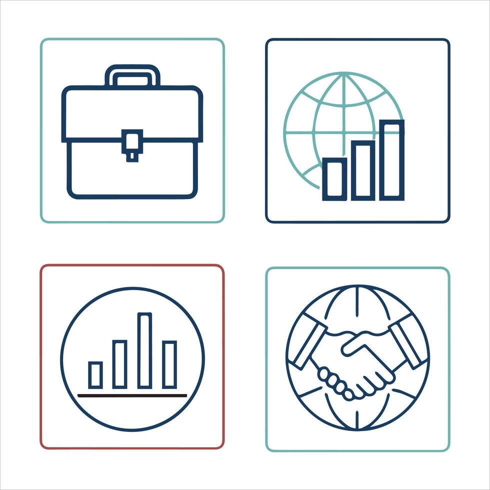 Simple Web Icons Library vector
