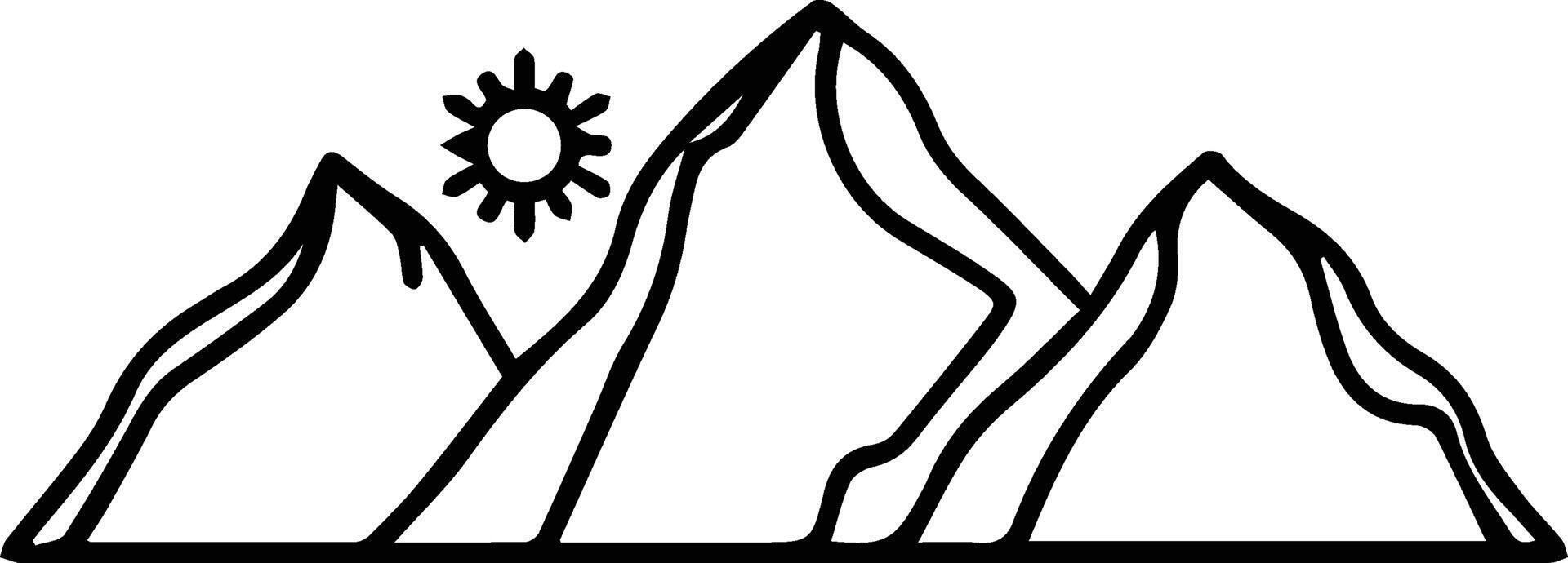 Mountain clip art clipart vector