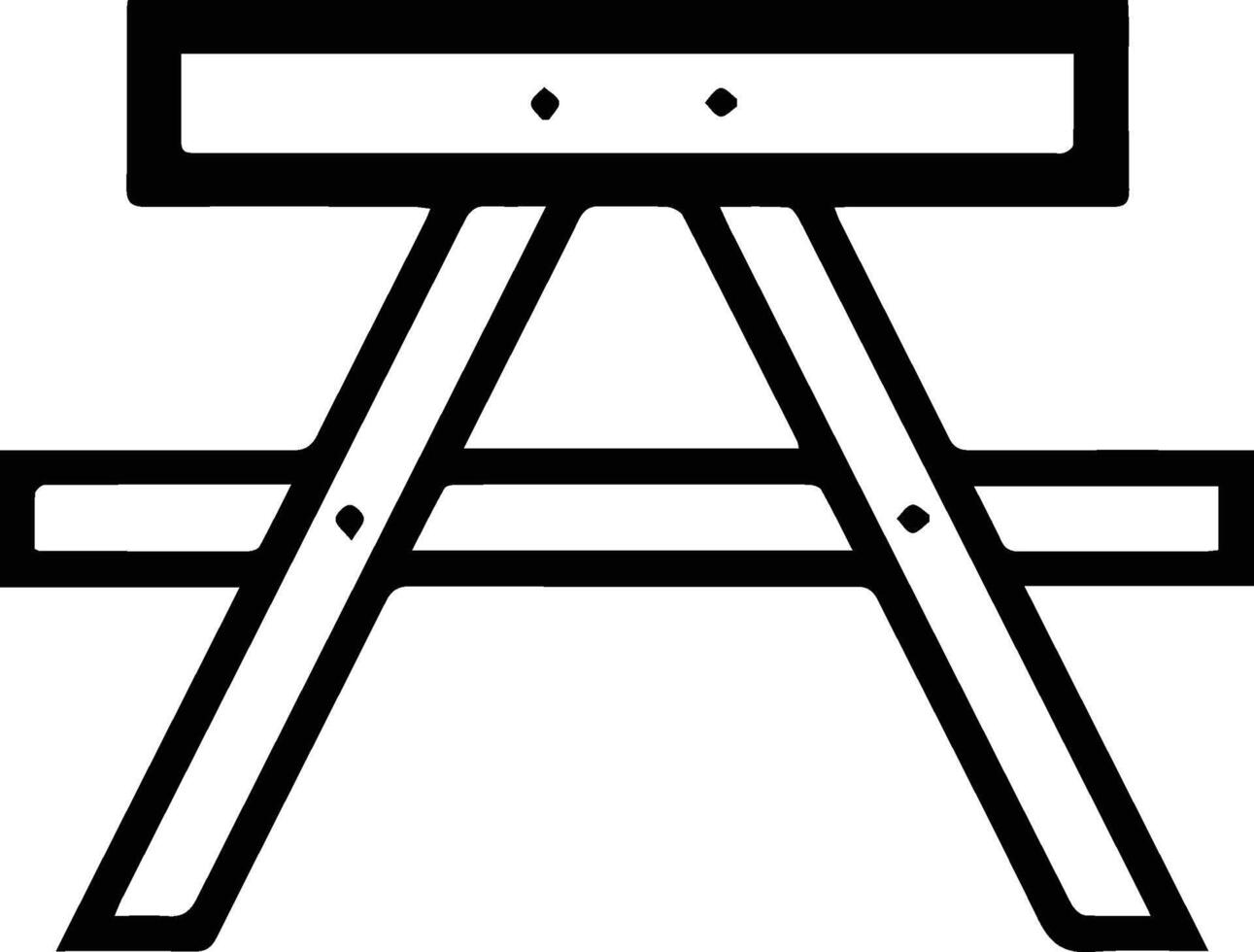 Picnic table clipart free download vector